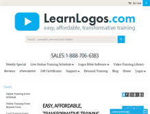 Tablet Screenshot of learnlogos.com